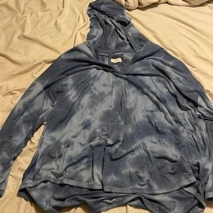 2x tie dye pullover sweater